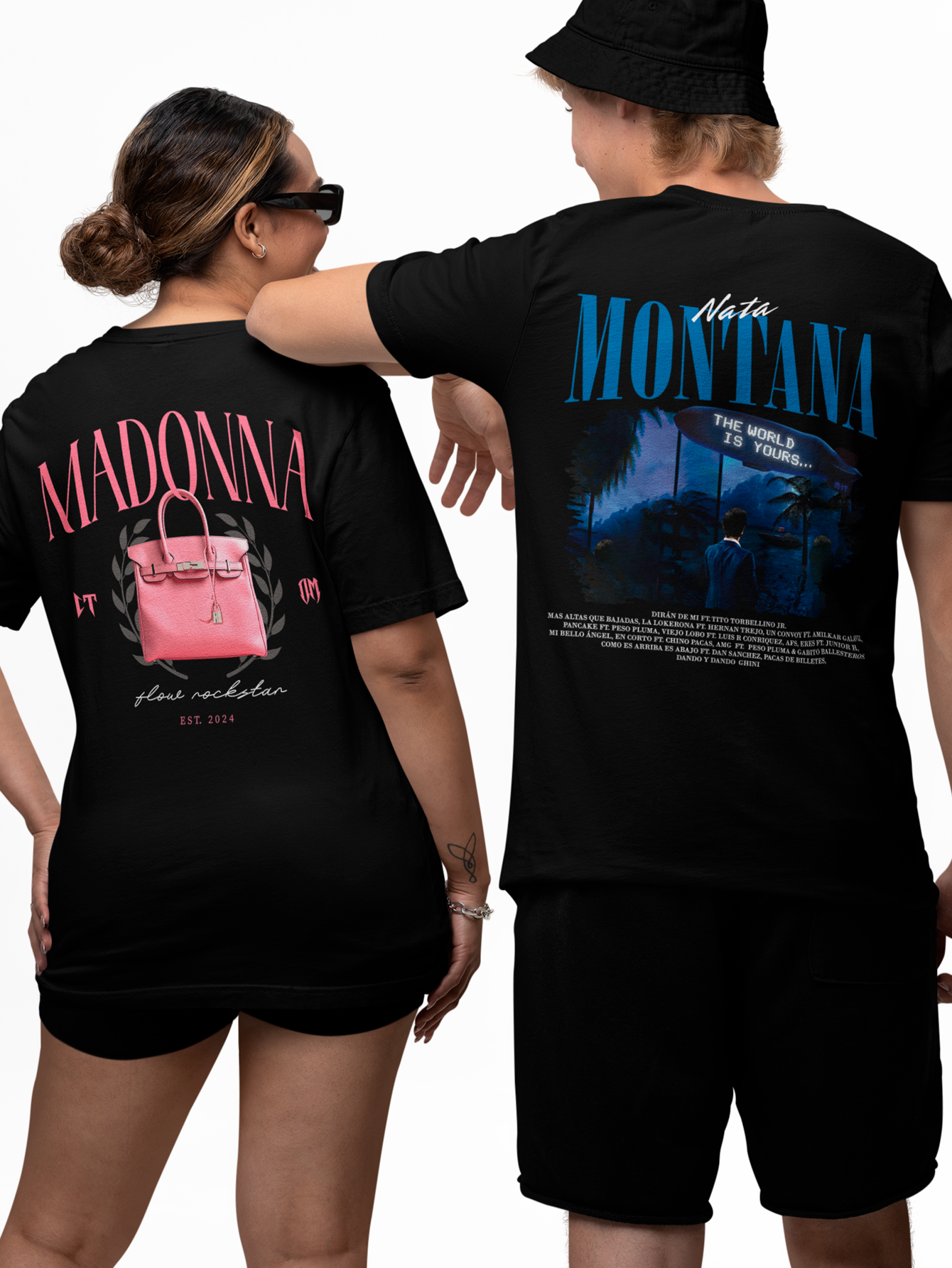 Camiseta Madonna Natanael cano y Oscar Maydon