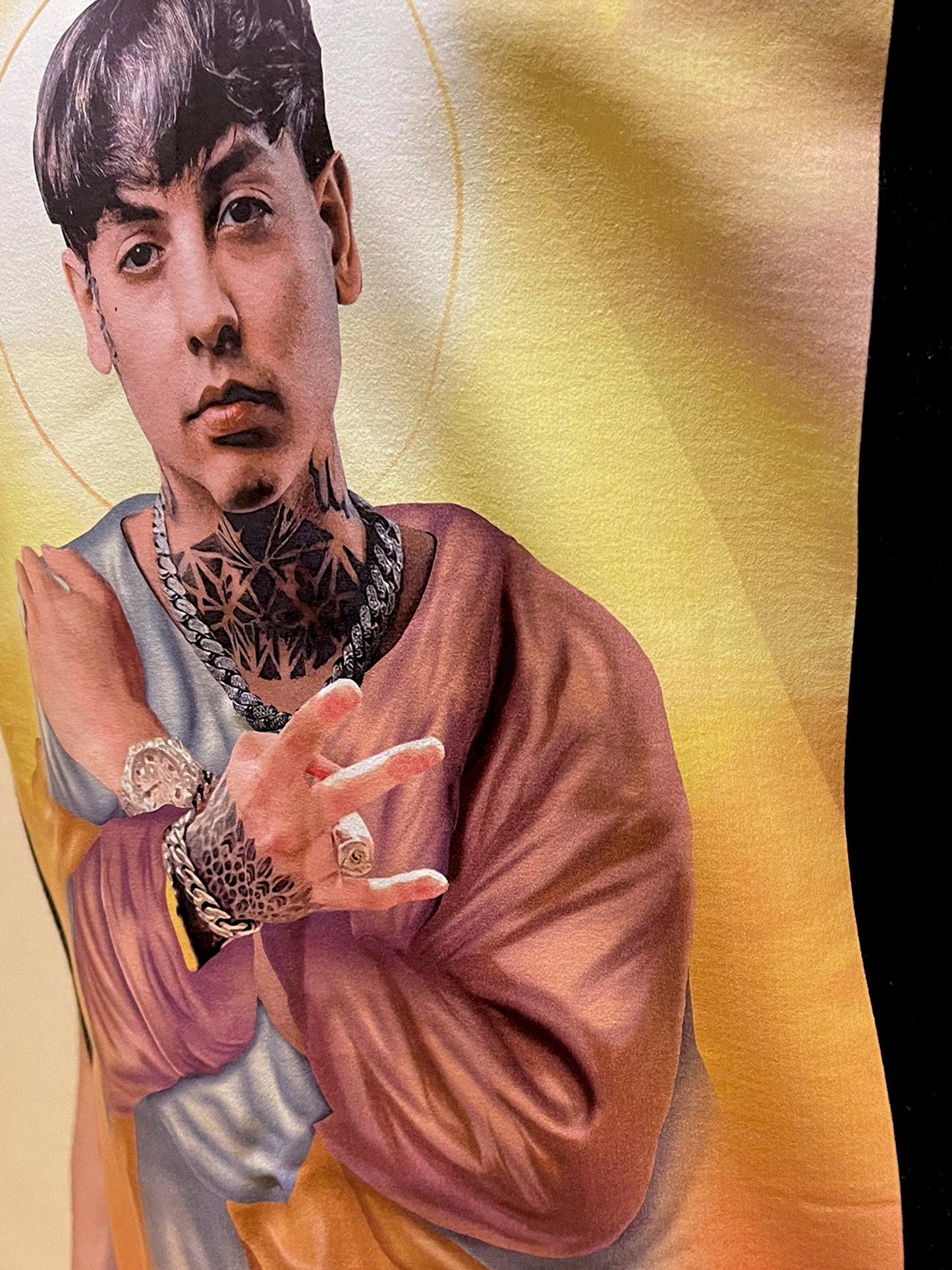 Playera negra de San Nata