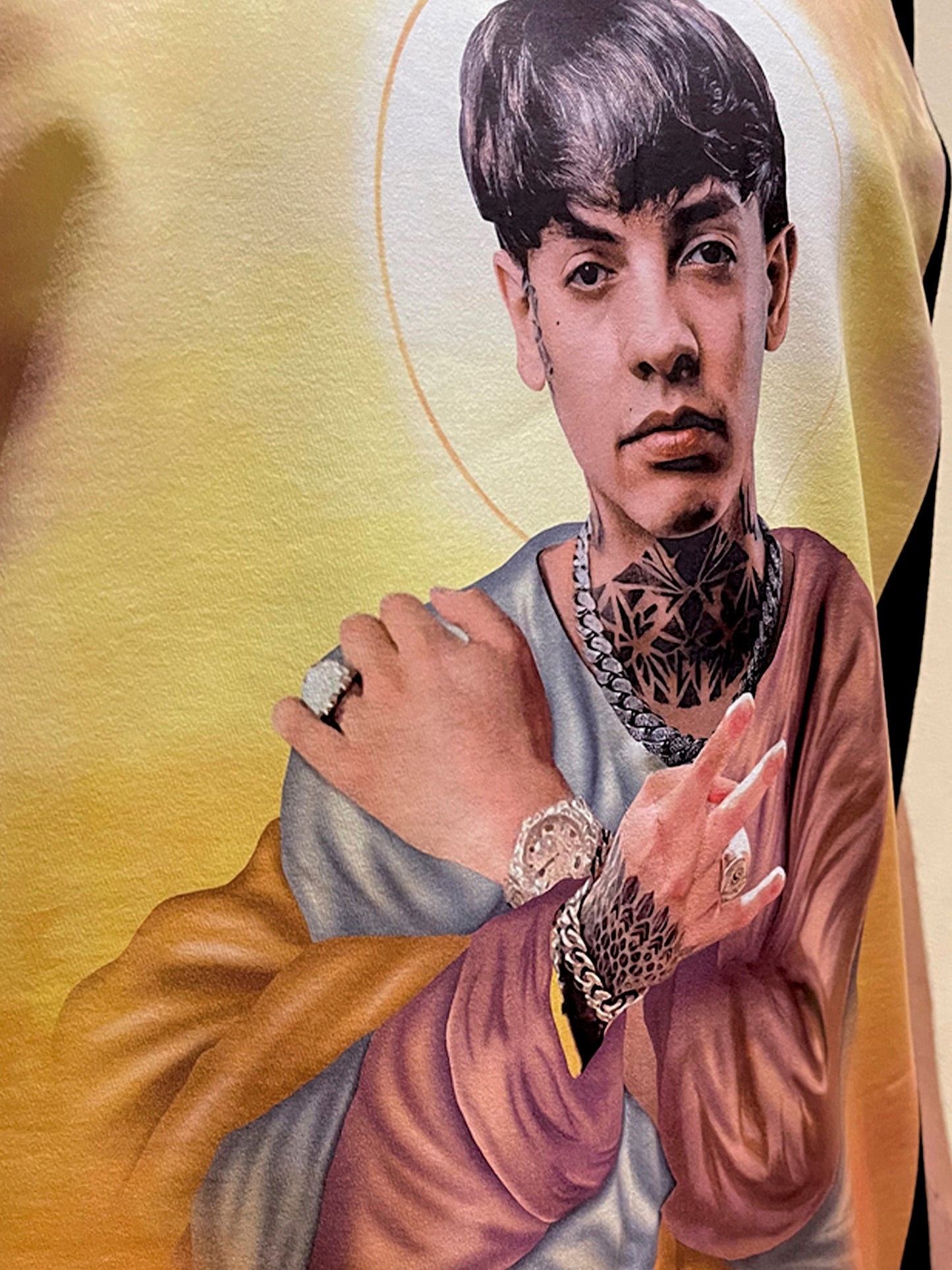 Playera negra de San Nata