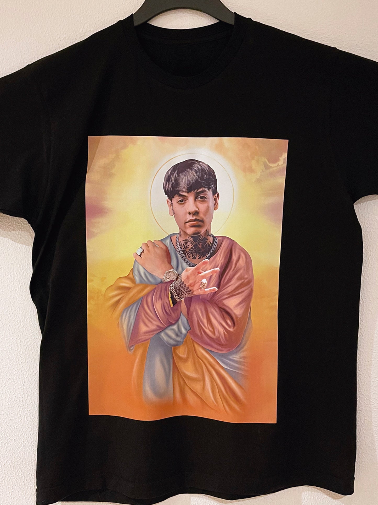 Playera negra de San Nata