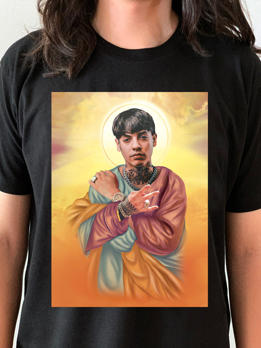 Playera negra de San Nata