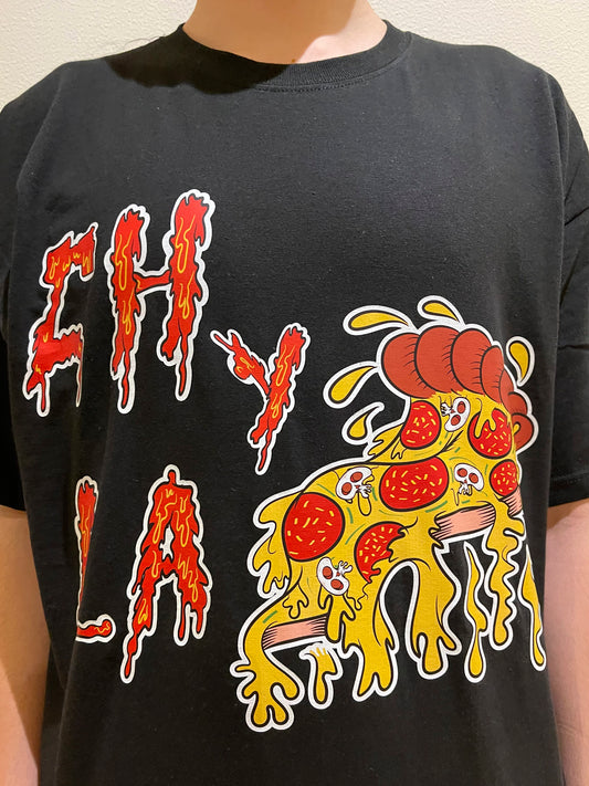 Camiseta de Fuerza Regida CH y la Pizza