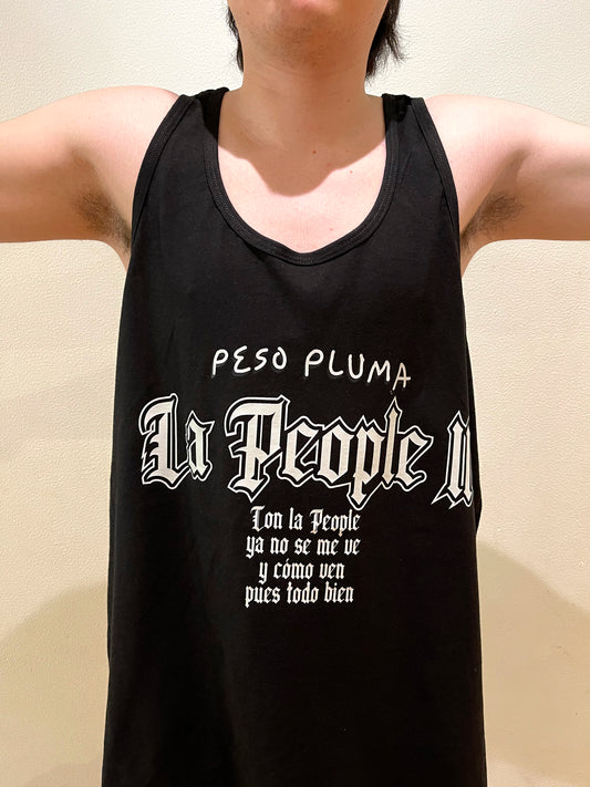 Playera Tank Top La People II de Peso Pluma