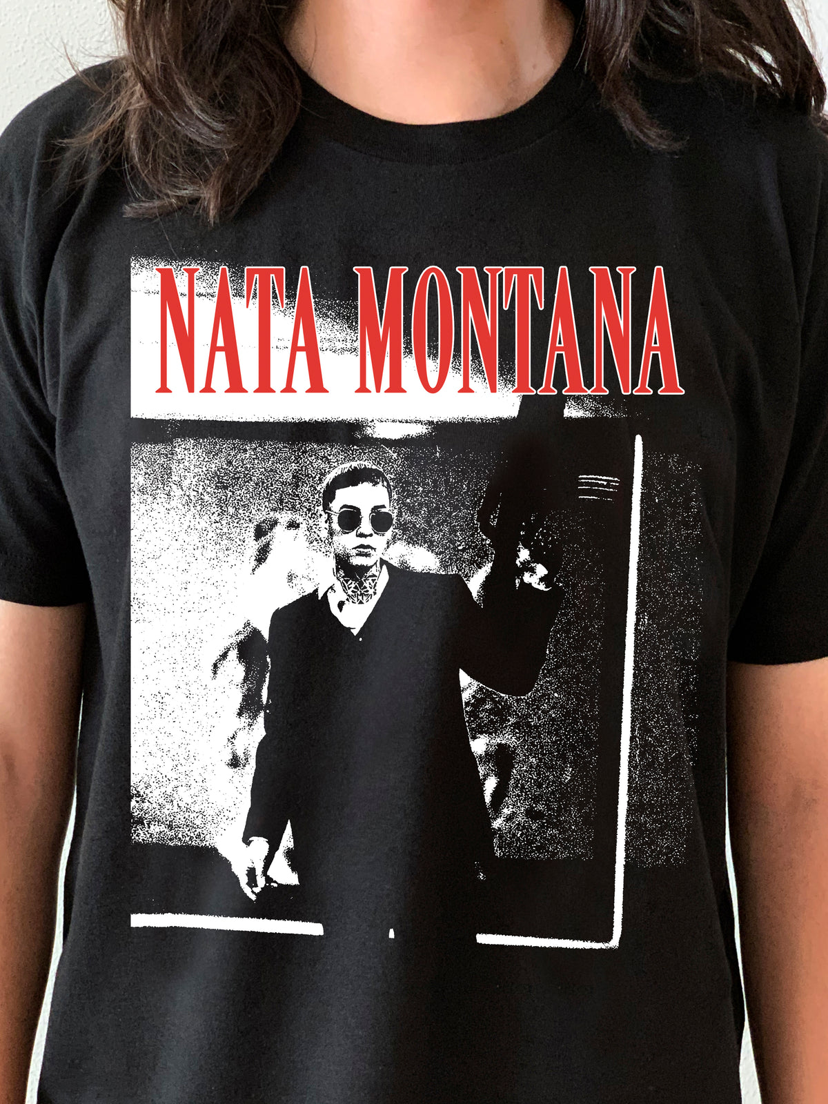 Camiseta negra Nata Montana movie