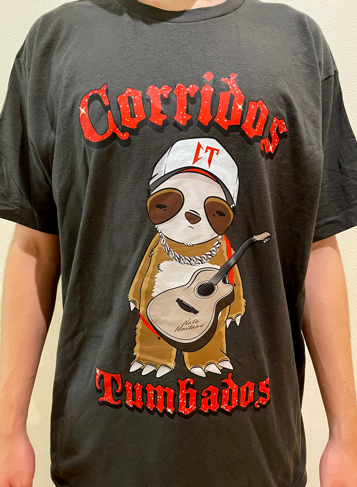 Camiseta gris Oso Tumbado CT
