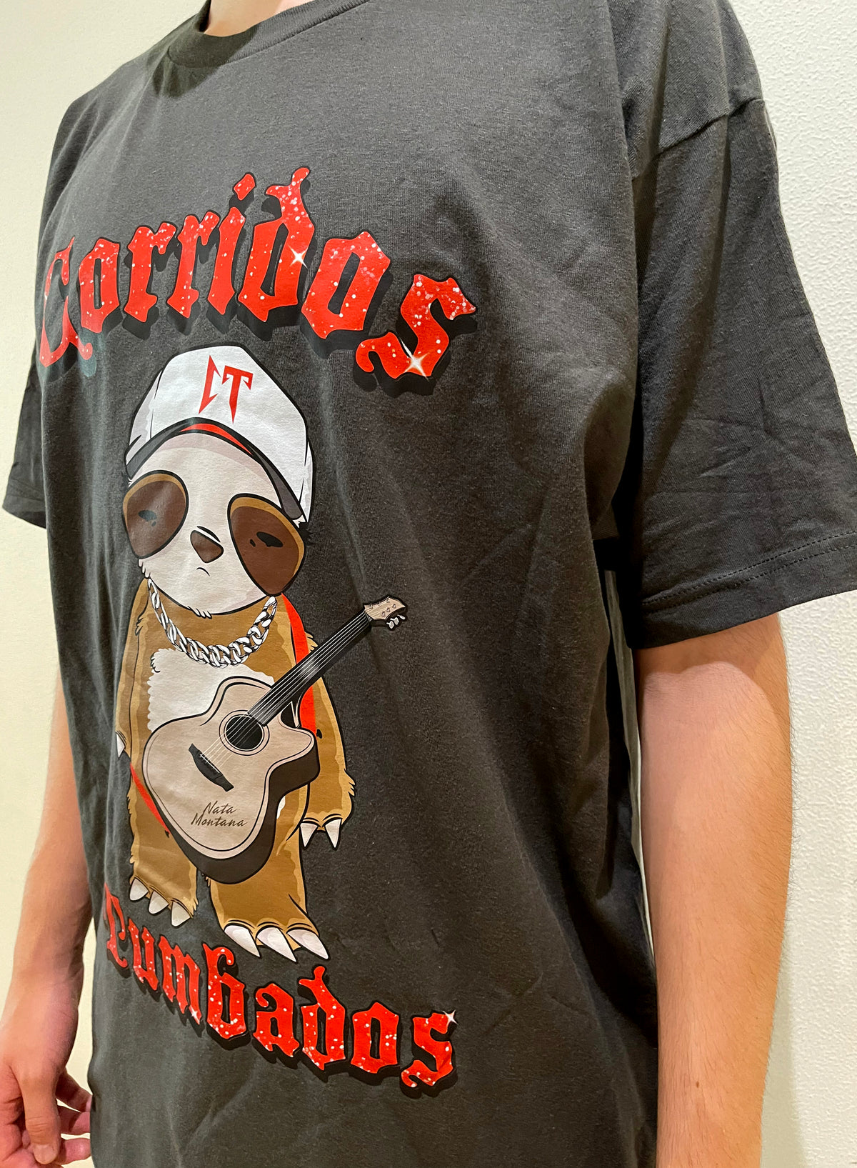 Camiseta gris Oso Tumbado CT