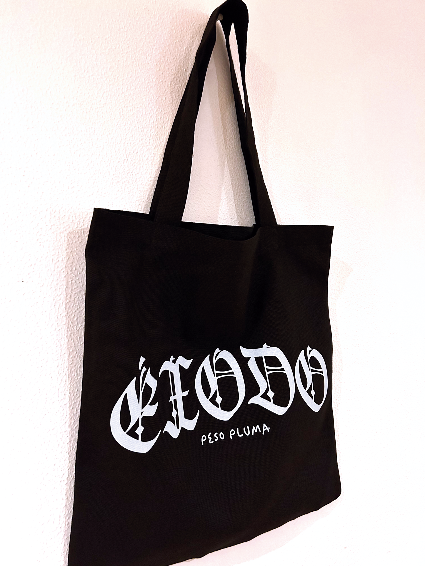 Tote bag Éxodo Peso Pluma color negro