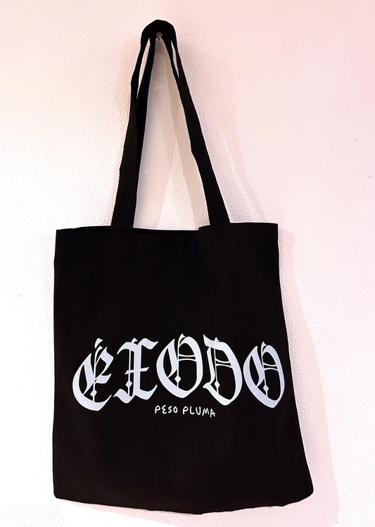 Tote bag Éxodo Peso Pluma color negro