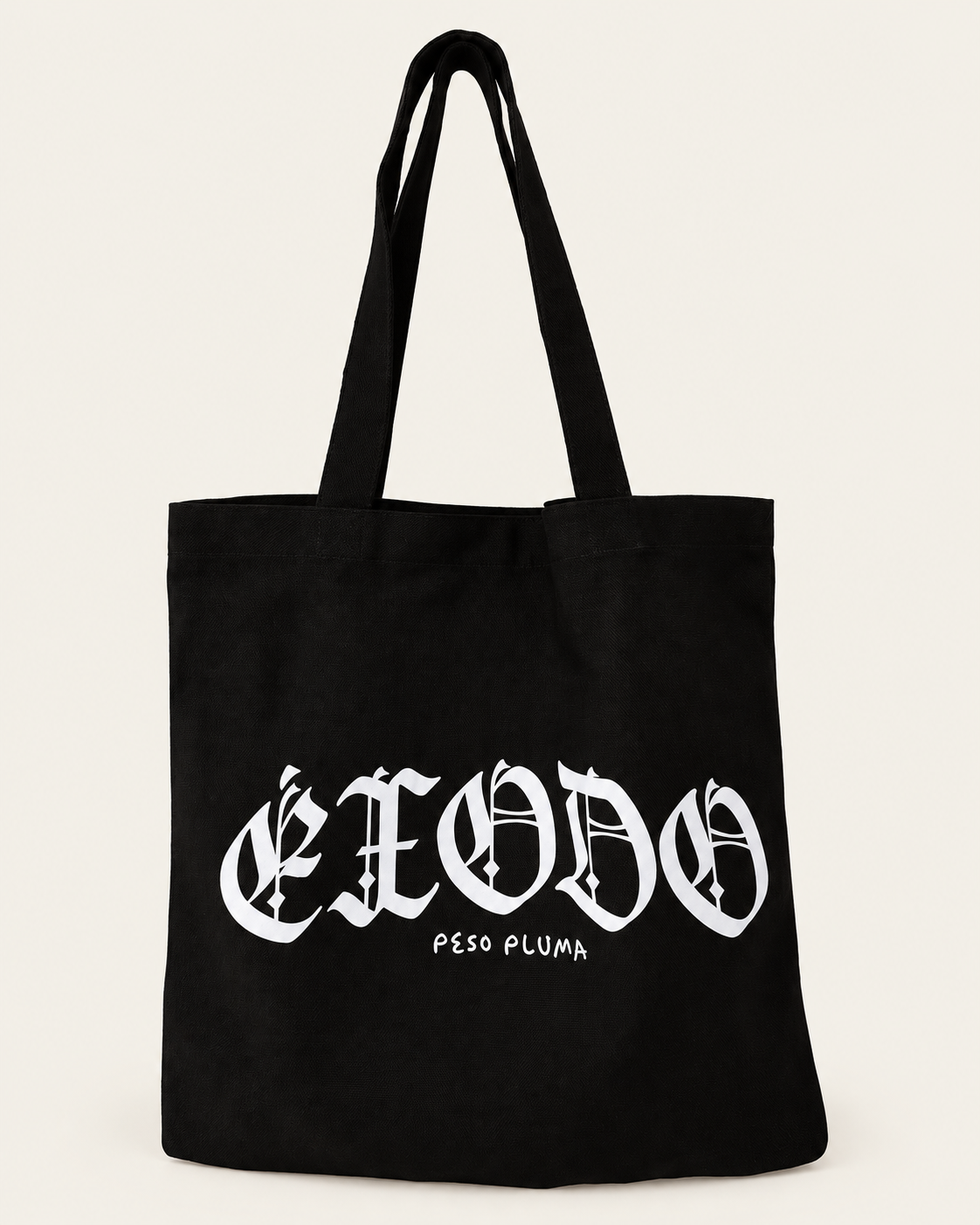 Tote bag Éxodo Peso Pluma color negro